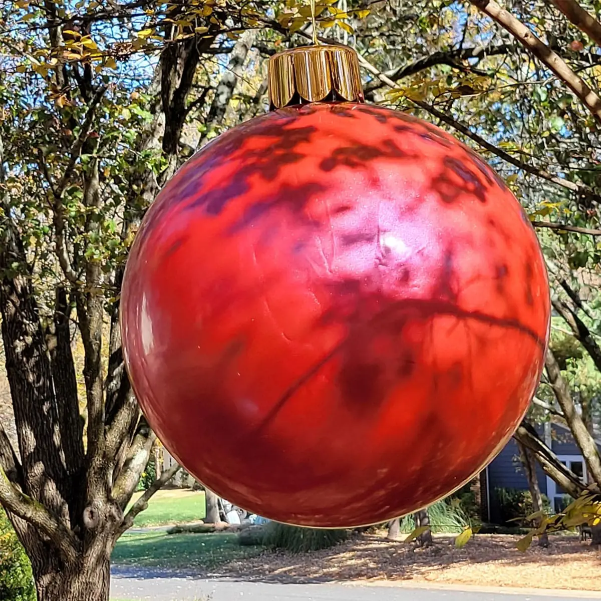 Holiball Vintage Cranberry Holiball Vintage Cranberry
