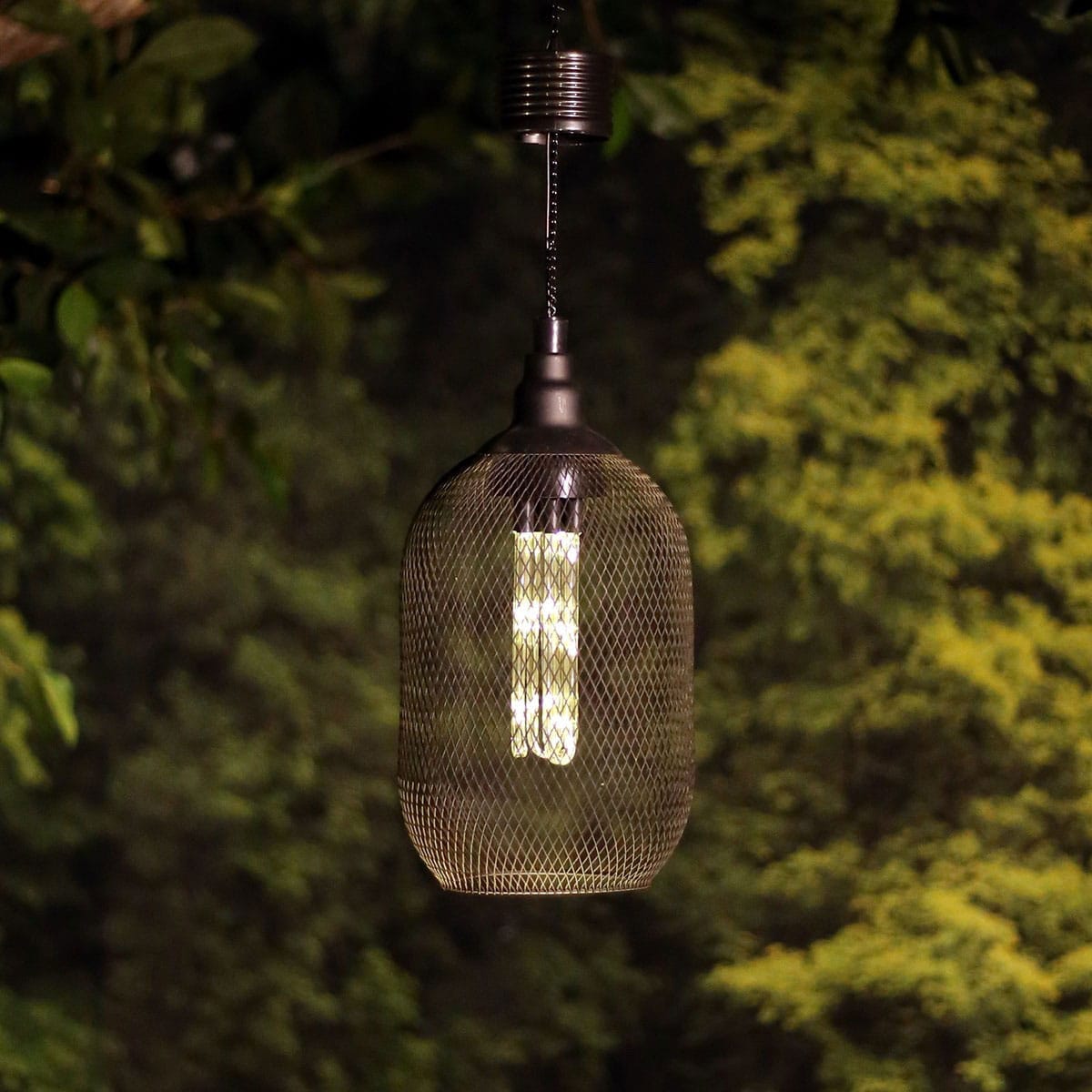 Solar Cage LED Light 12"