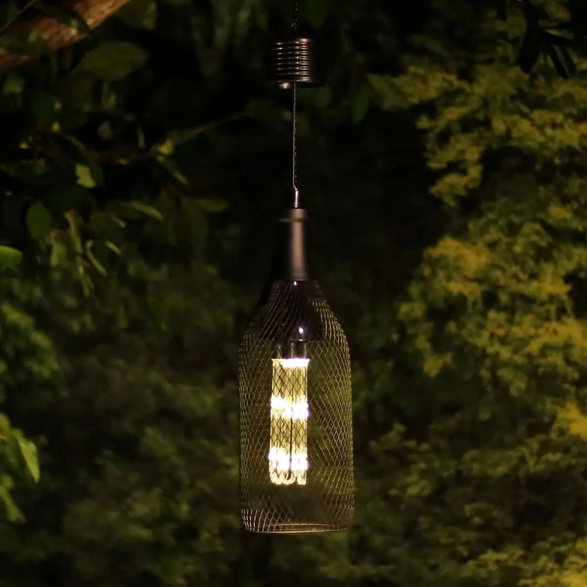 Solar Cage LED Light 14"